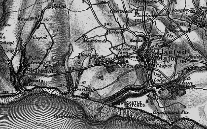 Old map of Dimlands in 1897