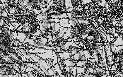 Old map of Dimsdale in 1897