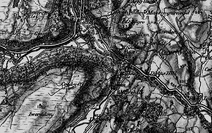 Old map of Dinas Mawr in 1899