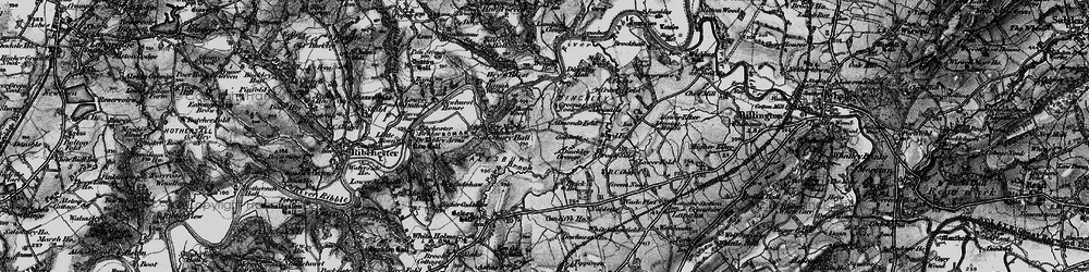 Old map of Dinckley in 1896
