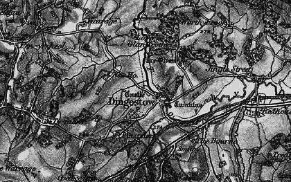 Old map of Dingestow in 1896