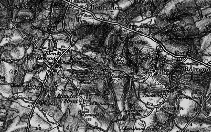 Old map of Dingleden in 1895
