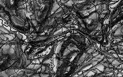 Old map of Rhôs-cae'r-ceiliog in 1898
