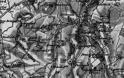 Old map of Dipford in 1898