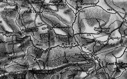 Old map of Dipple in 1895