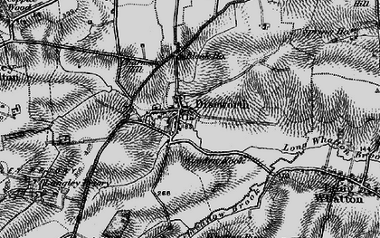 Old map of Westmeadow Brook in 1895