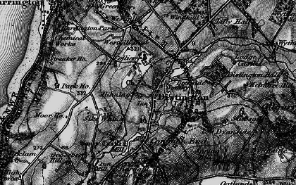 Old map of Distington in 1897