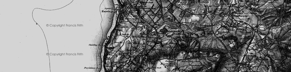 Old map of Distington in 1897