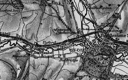 Old map of Ditchampton in 1895