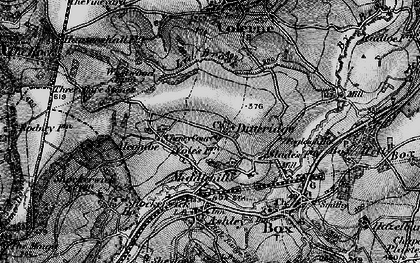 Old map of Ditteridge in 1898