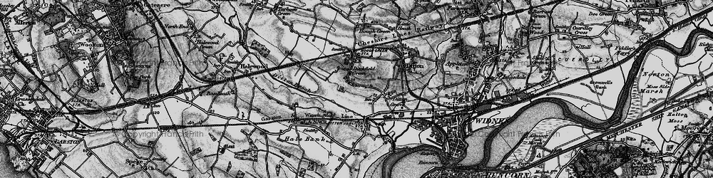 Old map of Ditton in 1896