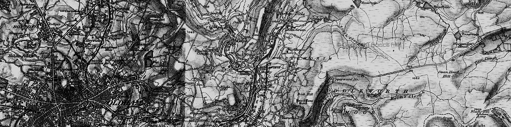 Old map of Dobcross in 1896