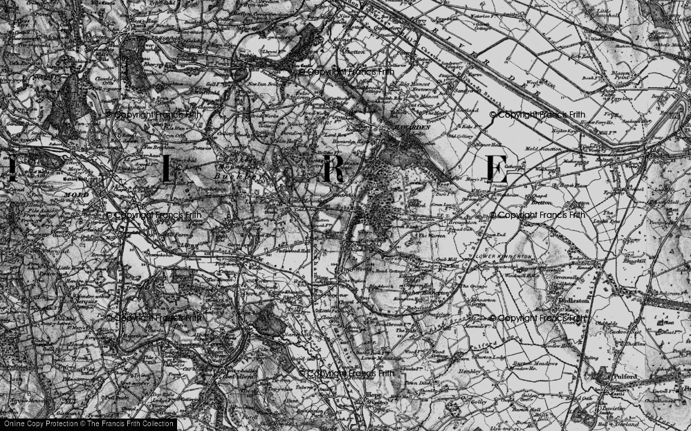 Old Map of Dobs Hill, 1897 in 1897