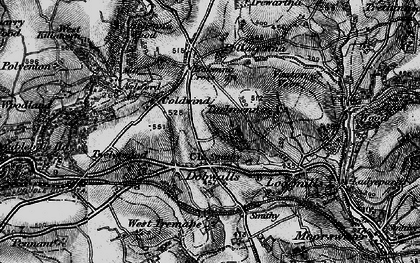 Old map of Dobwalls in 1896