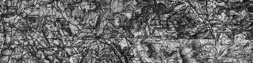 Old map of Blackingstone Rock in 1898