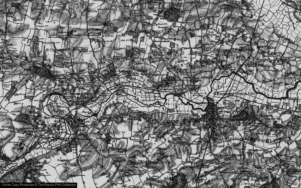 Old Map of Dockeney, 1898 in 1898