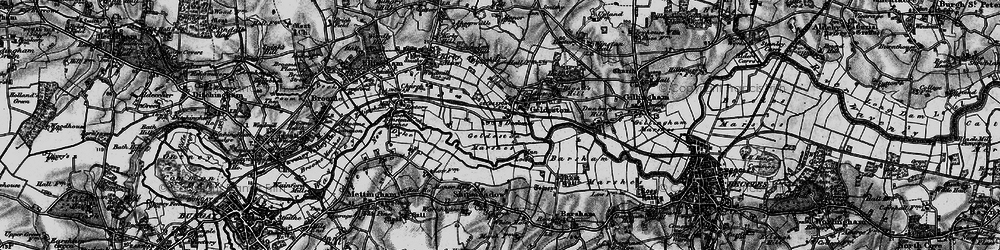 Old map of Dockeney in 1898