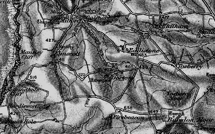 Old map of Docton in 1896