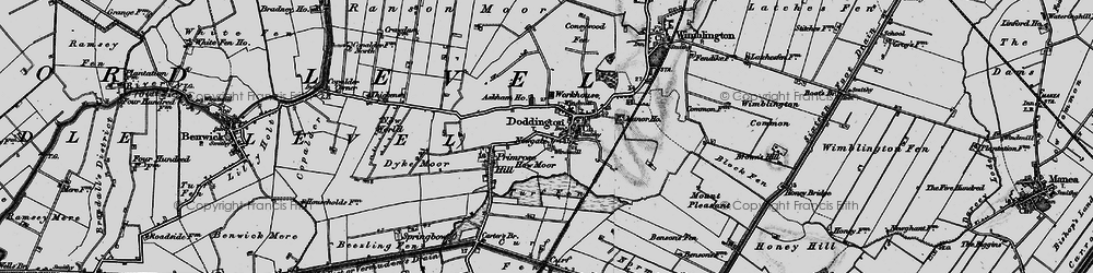 Old map of Askham Ho in 1898