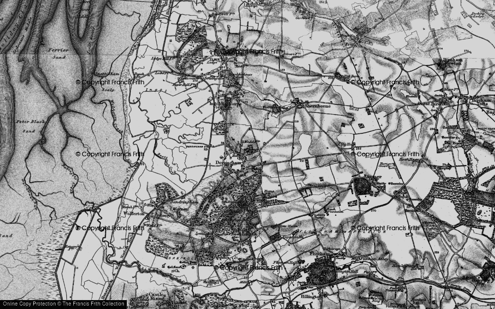Old Map of Doddshill, 1893 in 1893