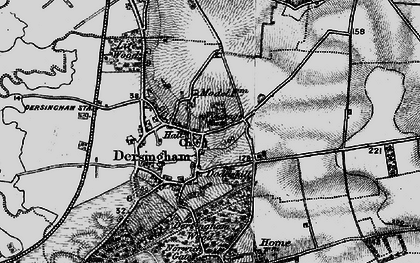 Old map of Doddshill in 1893