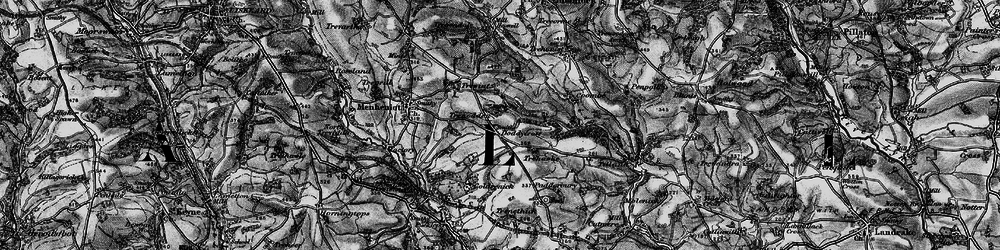 Old map of Doddycross in 1896