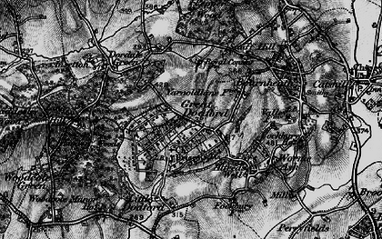 Old map of Dodford in 1898