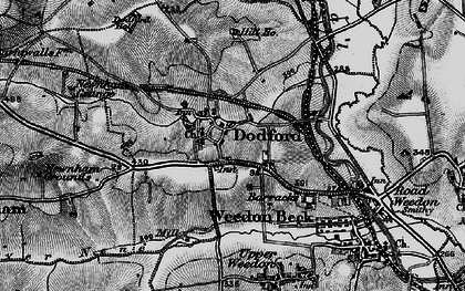 Old map of Dodford in 1898
