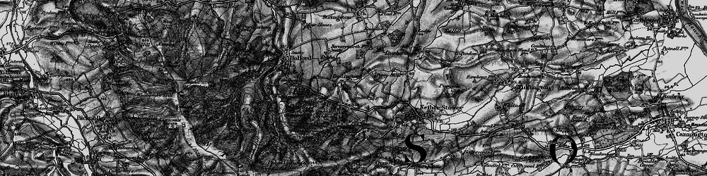 Old map of Dodington in 1898