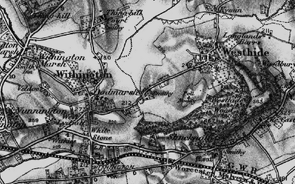 Old map of Dodmarsh in 1898