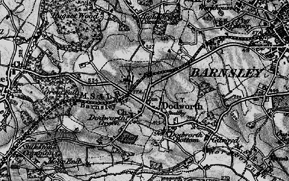 Old map of Dodworth in 1896