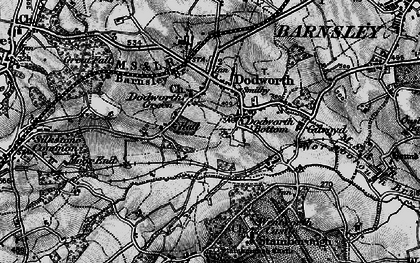 Old map of Dodworth Green in 1896