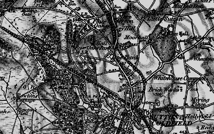 Old map of Blackroot Pool in 1899
