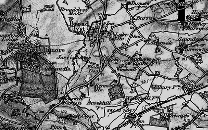 Old map of Blue Hayes in 1898