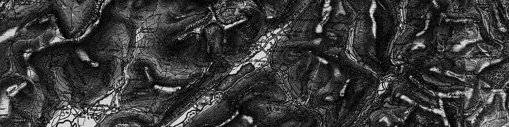 Old map of Dol-y-cae in 1899