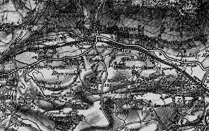 Old map of Dolau in 1897