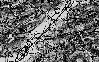 Old map of Dolau in 1899