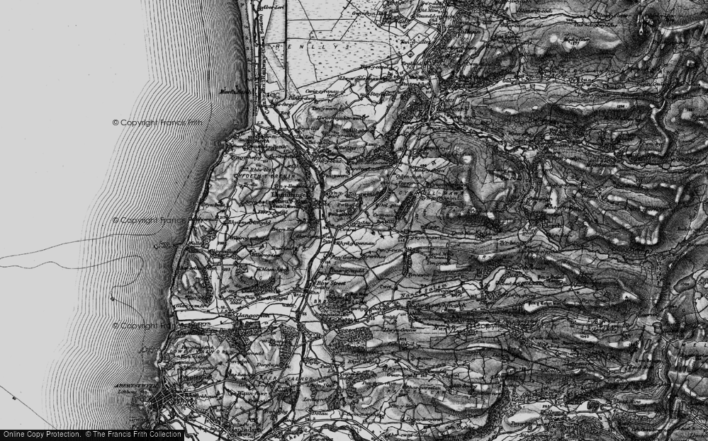 Old Map of Dole, 1899 in 1899