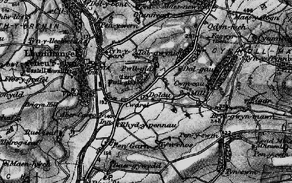 Old map of Dole in 1899