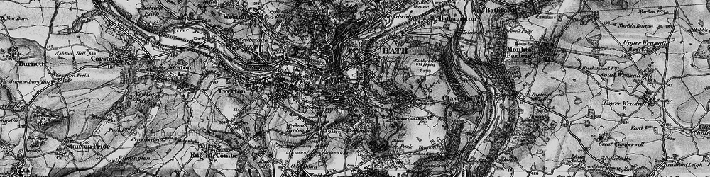 Old map of Dolemeads in 1898