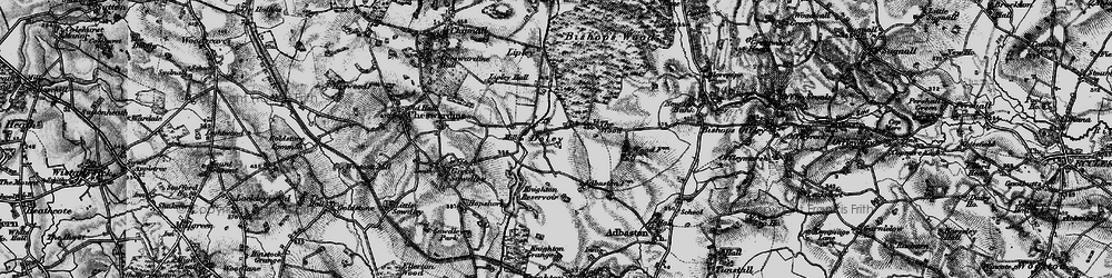 Old map of Doley in 1897
