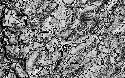 Old map of Dolfor in 1899