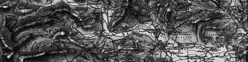 Old map of Ackhill in 1899