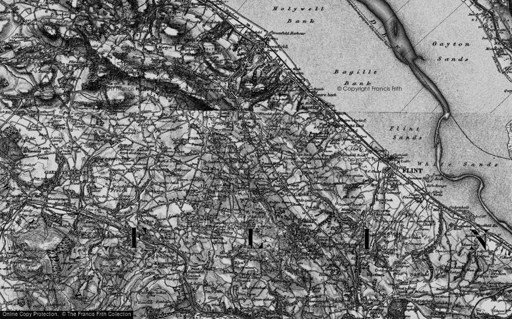 Old Map of Dolphin, 1896 in 1896