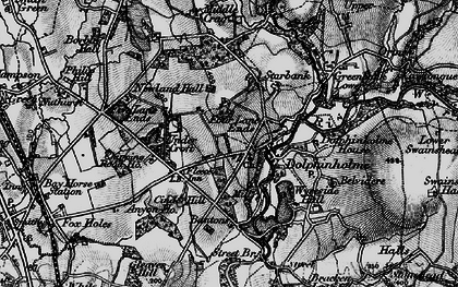 Old map of Dolphinholme in 1896
