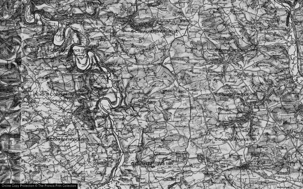 Old Map of Dolton, 1898 in 1898