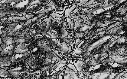 Old map of Dolymelinau in 1899