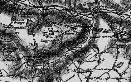 Old map of Don Johns in 1895
