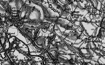 Old map of Dones Green in 1896