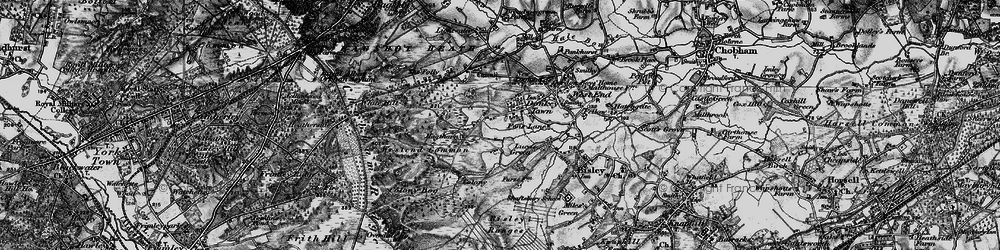 Old map of Brock Hill in 1896
